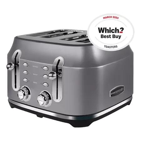 RANGEmaster RMCL4S201GY 4 Slice Toaster - Matte Slate Grey