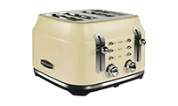 RANGEmaster RMCL4S201CM 4 Slice Toaster in Matte Cream Colour