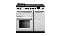 Rangemaster AURA90DFP19275 90cm Dual Fuel Range Cooker - White