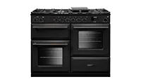 Rangemaster AURO110DF19308 110cm  Gas Dual Fuel Range Cooker - Charcoal Black