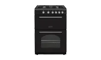 Rangemaster CLA60NGFBLC Classic Gas Cooker with Double Oven Black