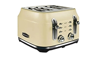 Rangemaster RMCL4S201CM 4 Slice Toaster in Matte Cream Colour