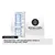 SAMSUNG RB33B610EWWEU 59.5cm 70/30 Fridge Freezer - White