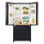 SAMSUNG RF50C532EB1EU 81.7cm American Fridge Freezer - Black