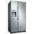 SAMSUNG RS50N3513SL US Style Side by Side Fridge Freezer in Silver. Plumbed