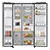 SAMSUNG RS70F64KETEU 91cm Side by Side American Fridge Freezer with Plumbed Water Dispenser in Silver colour