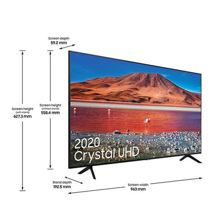 SAMSUNG UE43TU7000 43" Smart Ultra HD 4K TV with HDR 