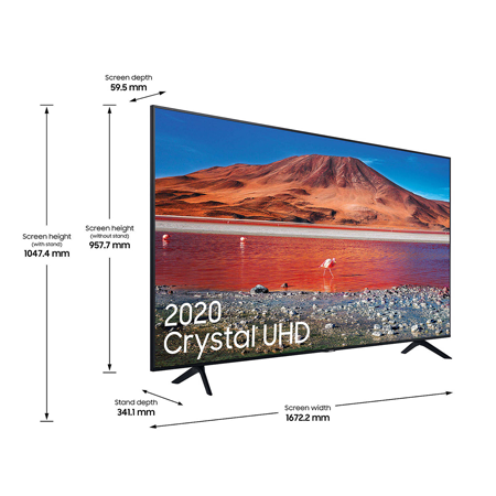 SAMSUNG UE75TU7000 75" Smart Ultra HD 4K TV with HDR 