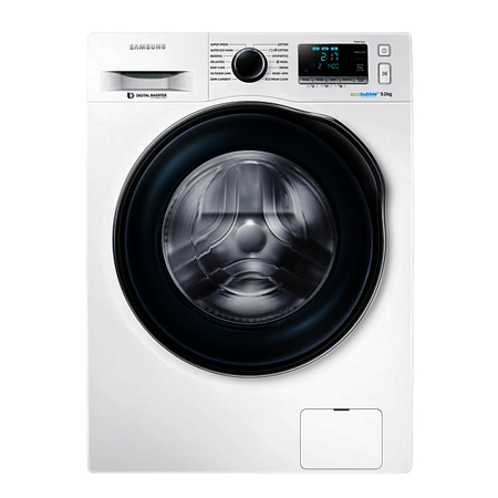 samsung ww90j6410cx ecobubble freestanding washing machine