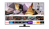 SAMSUNG QE65Q700T 65" 8K QLED Smart TV Titan Black finish with Bluetooth and WiFi enabled