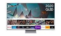 SAMSUNG QE75Q800T 75" Smart 8K QLED TV Titan Black Finish with Freeview