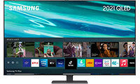 SAMSUNG QE75Q80A 75" QLED UHD 4K TV Black with Freeview