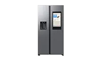 SAMSUNG RS90F66BETEU 91.2cm 60/40 American Fridge Freezer - Silver