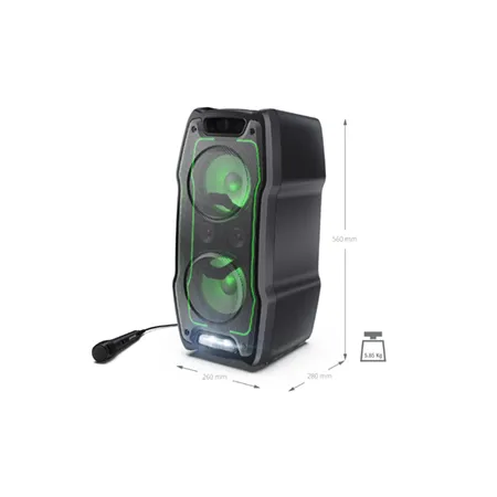 SHARP PS-931 Wireless XParty Sing Speaker - Black