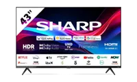 SHARP 4T-C43GJ4225K 43" 4K UHD Frameless Smart Roku TV