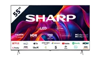 SHARP 4T-C55GM6141KB 55" 4K UHD Quantum Dot Frameless Smart TiVo TV