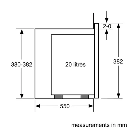 SIEMENS BF525LMS0B Microwave Oven