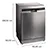 SIEMENS SN25EI13CE 60cm Freestanding Dishwasher