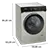 SIEMENS WG46H2AXGB 9kg 1600rpm Washing Machine - Silver