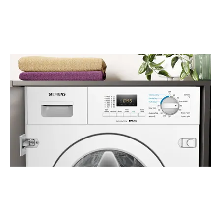 SIEMENS WK14D322GB Siemens iQ300 built-in washer dryer, 1400rpm spin speed