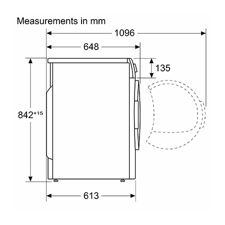 SIEMENS WQ45G209GB Heat pump tumble dryer