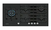SIEMENS EP9A6MI40 90 cm Gas hob Tempered glass, Black
