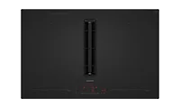 SIEMENS EX81AHL26E 80cm Induction Hob with Integrated Ventilation System - Black