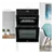 STOVES BI900GBlk Built In Gas Double Oven in Black