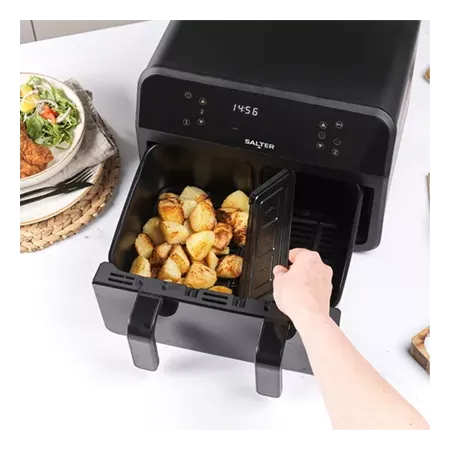 Salter EK5872 7L DUAL AIR FRYER WITH DIVIDER