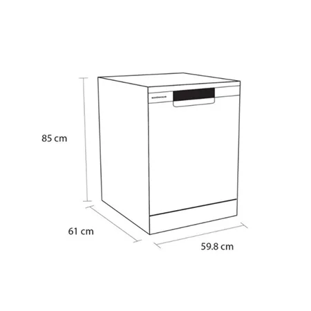 Schonhaus DWSF0115FSBW 15 Place Settings Dishwasher - White