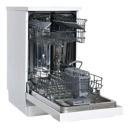 Sensis DWF0110SLEW 10 Place Settings Freestanding Slimline Dishwasher - White