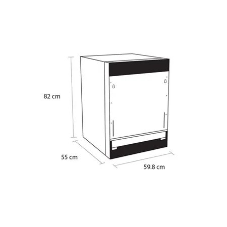 Sensis DWI0113FSEW 13 Place Settings Integrated Dishwasher