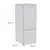 Sensis RFCMF0160ES 59.5cm 60/40 Total No Frost Fridge Freezer - Silver