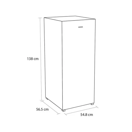 Sensis RFTLF01Z54EW 54.8cm Low Frost Tall Freezer - White