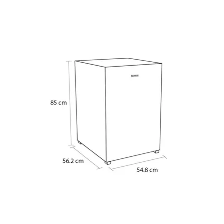 Sensis RFUCF01Z54EW 54.8cm Undercounter Freezer - White