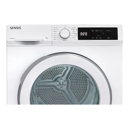 Sensis TDHF019A2W 9kg Heat Pump Tumble Dryer - White