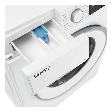 Sensis WMF01814AW 8kg 1400 Spin Washing Machine - White