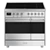 Smeg C92IMX9 90 cm Electric Induction Range Cooker - Stainless Steel