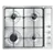 Smeg S64S 60cm Stainless Steel 4 Burner Gas Hob with New Style Controls