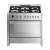 Smeg A17 90cm Dual Fuel Range Cooker Stainless Steel with Single Oven
