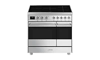 Smeg C92IMX9 90 cm Electric Induction Range Cooker - Stainless Steel