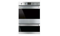 Smeg DOSP6390X 60cm "Classic" Multifunction Double Oven with pyrolitic cleaning in the main oven, Stainless steel - Energy Rating AA