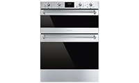 Smeg DUSF6300X 60cm Built Under Double Oven - Stainless Steel - A/B Rated
