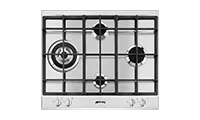 Smeg P261XGH 60cm 4 Burner Gas Hob