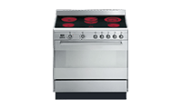 Smeg SUK91CMX9 90cm Electric Cooker Stainless Steel with Single Oven and Ceramic Hob
