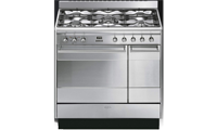 Smeg SUK92MX9 90cm Dual Fuel Cooker Stainless Steel