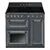 Smeg TR93IGR2 Cooker Victoria  Slate Grey 90cm Induction Range Cooker