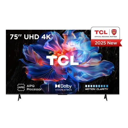 TCL 75V6C-UK 75" 4K Direct LED HDR TV Google TV