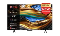 TCL 43P755K 43" 4K Wide Colour Gamut HDR Smart Android TV