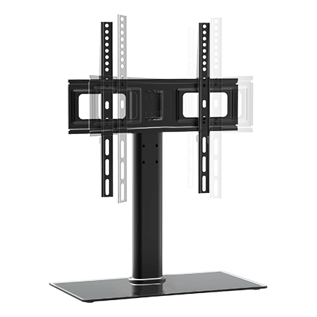 TTAP TT44S Height Adjustable Swivel Tabletop Pedestal TV Stand